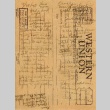 Series of handwritten notes (ddr-densho-153-82)
