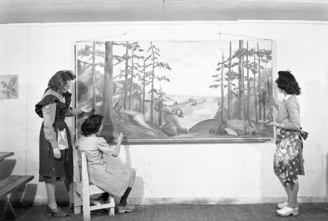Women painting a landscape (ddr-fom-1-650)