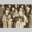 A woman with bouquets and others wearing kimono (ddr-njpa-1-2206)