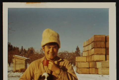 Man and dog (ddr-densho-287-570)
