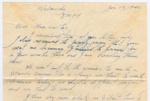 Letter from Tadashi Ishida to Mr. & Mrs. Y Ishida (ddr-densho-535-114)