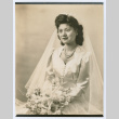Mary Hayano Koura wedding portrait (ddr-densho-544-3)