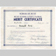 Merit Certificate (ddr-densho-430-80)