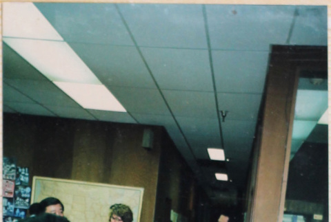Group standing in office (ddr-densho-426-1195)