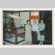 Mitsuye Yabe and Friends Next to Loom (ddr-ohs-1-186)