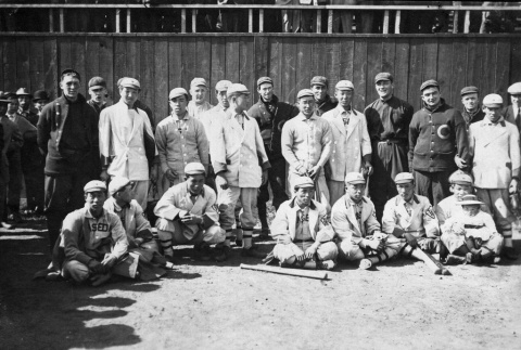 Group of men in baseball uniforms (ddr-ajah-5-46)