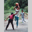 Jeff Sasagawa shooting the basketball (ddr-densho-336-1294)