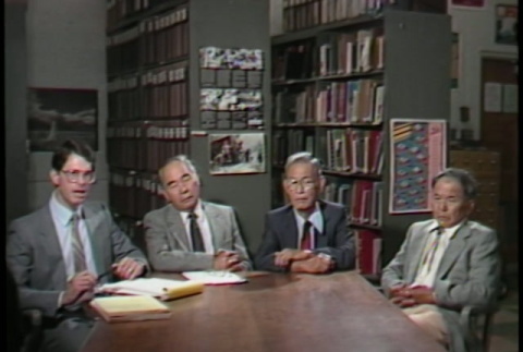 Hollywood Judo Dojo footage, part 3 of 3; interview with Paul Minerich, Tim Nomiyama, Masao Kataoka, and Kenjiro Hayakawa, part 1 of 8 (ddr-densho-1007-1798)