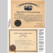 Graduation Diploma and cosmetology certification for Tomoe Otsu (ddr-ajah-6-925)