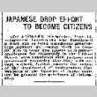 Japanese Drop Effort to Become Citizens (June 12, 1907) (ddr-densho-56-89)