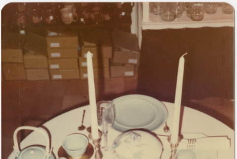 Photo of table setting (ddr-densho-424-850)