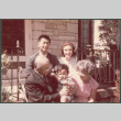 Jon David and Tina Sakura, Chester and Agnes Sakura with baby (ddr-densho-523-409)