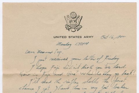 Letter from Tadashi Ishida to Mr. & Mrs. Y Ishida (ddr-densho-535-41)