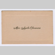 Ayako Okumura's graduation name card (ddr-densho-550-105)