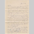 Letter from Wak Domoto to Kaneji Domoto, and enclosed business card (ddr-densho-329-53)