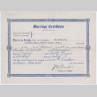 Marriage Certificate for Kaneji Domoto and Sally Fujii (ddr-densho-329-1249)