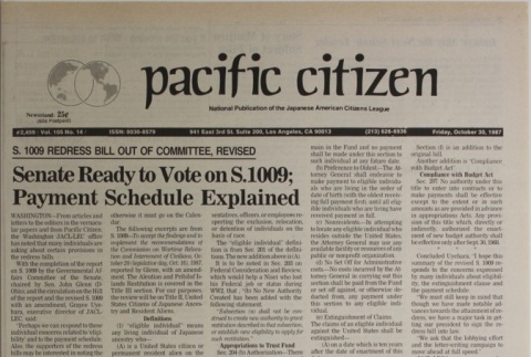 Pacific Citizen, Vol. 105, No. 14 (October 30, 1987) (ddr-pc-59-39)