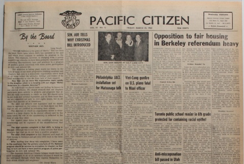 Pacific Citizen, Vol. 56, No. 12 (March 22, 1963) (ddr-pc-35-12)