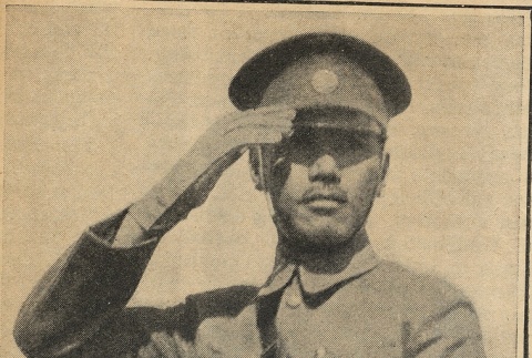 Chiang Kai-shek saluting on horseback (ddr-njpa-1-1756)