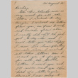 Letter from Alvin Uchiyama to Kathleen Koga Uchiyama (ddr-densho-406-158)