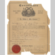Architect Certificate (ddr-densho-335-151)
