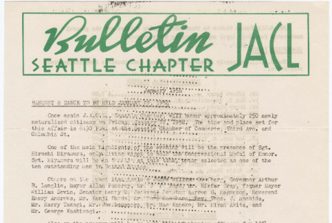 Seattle Chapter, JACL Bulletin, January 1954 (ddr-sjacl-1-17)