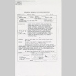 Case file for Keizaburo Koyama from the Federal Bureau of Investigation. Page 1 of 6. (ddr-one-5-98)