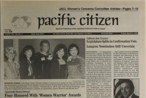 Pacific Citizen, Vol. 106, No. 9 (March 4, 1988) (ddr-pc-60-9)