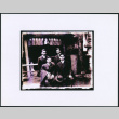 Four men outside a shrine (ddr-densho-423-456)