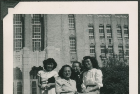Friends in front of Ogden High School (ddr-densho-328-385)