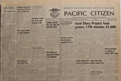 Pacific Citizen, Vol. 53, No. 13 (September 29, 1961) (ddr-pc-33-39)