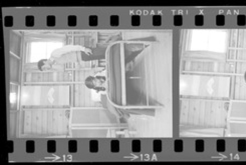 Negative film strip for Farewell to Manzanar scene stills (ddr-densho-317-254)