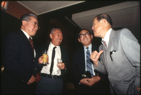 Four men with drinks (ddr-densho-1007-751)