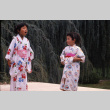 Tara Izitsu Bloomer and Chrissi Kubota Reeves at 1990 Kubota Garden Foundation Annual Meeting (ddr-densho-354-368)