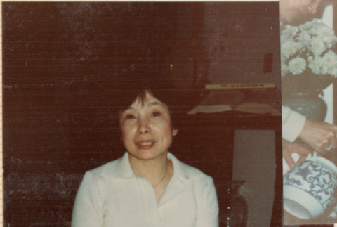 Woman seated on floor cushions (ddr-densho-426-2229)