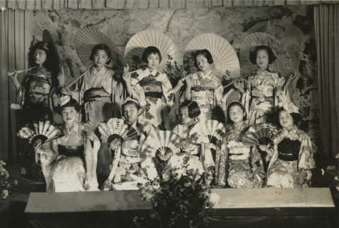 Girls group performance (ddr-densho-128-135)