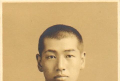 Portrait of Ichiro Matsumori, a baseball player (ddr-njpa-4-917)