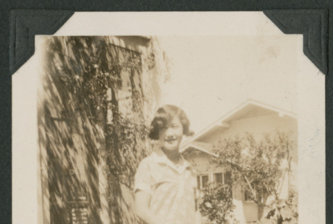 woman in garden (ddr-densho-378-478)