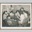 Women playing cards (ddr-densho-293-143)