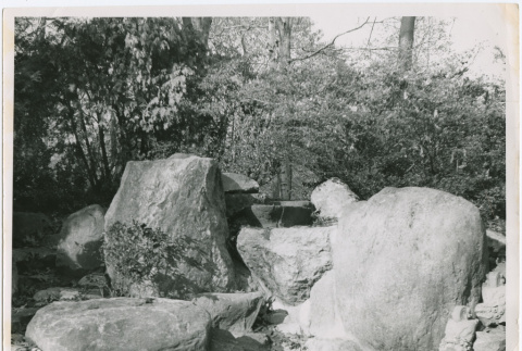 Boulders in a garden (ddr-densho-377-79)