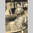Woman posing for a photograph (ddr-njpa-4-2257)