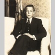 Man seated in an armchair (ddr-njpa-4-134)