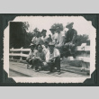 Nine men on bridge (ddr-densho-471-48)