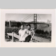 Two boys standing in front of Golden Gate Bridge (ddr-densho-426-61)