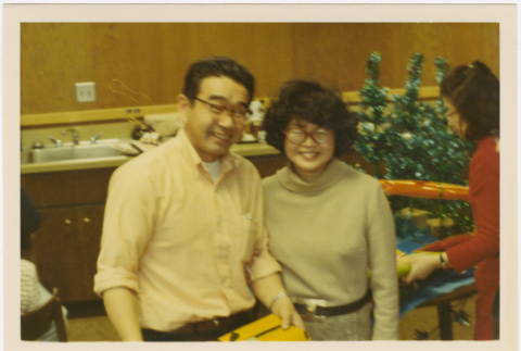 Tomoye Takahashi with unknown man (ddr-densho-426-161)