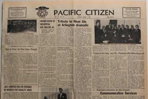 Pacific Citizen, Vol. 56, No. 23 (June 7, 1963) (ddr-pc-35-23)