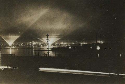 Night view of Seattle (ddr-densho-128-76)