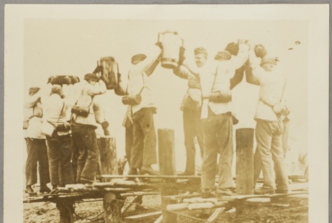 Soldiers on a dock (ddr-njpa-13-1663)
