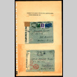 Envelopes for two letters from Italy to internees in Ft. Missoula, Montana (ddr-csujad-55-1344)