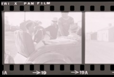 Negative film strip for Farewell to Manzanar scene stills (ddr-densho-317-72)